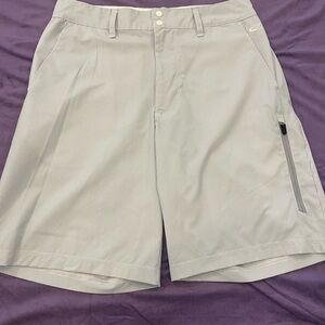 Champion Men's Light Gray Striped Shorts
